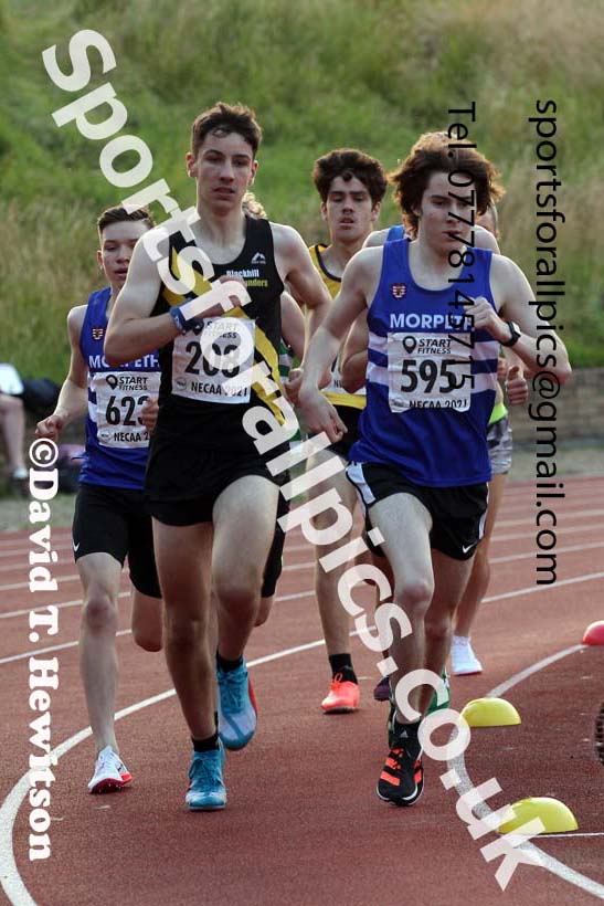 1500 metres, 2021 North East Grand Prix 5, Monkton, Wednesday, July 21st. Photo: David T. Hewitson/Sports for All Pics